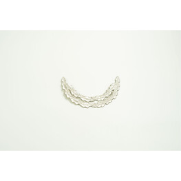 DOUBLE OAK LEAF FOR CAP (SILVER)